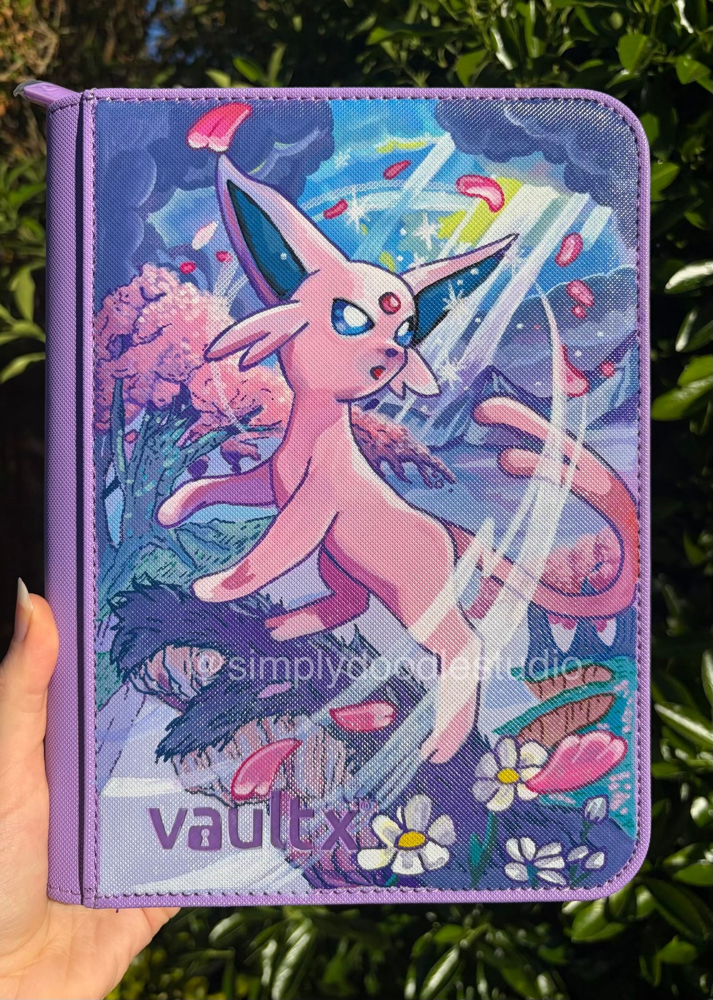 Purple Espeon - 4 Pocket Binder (Copy)