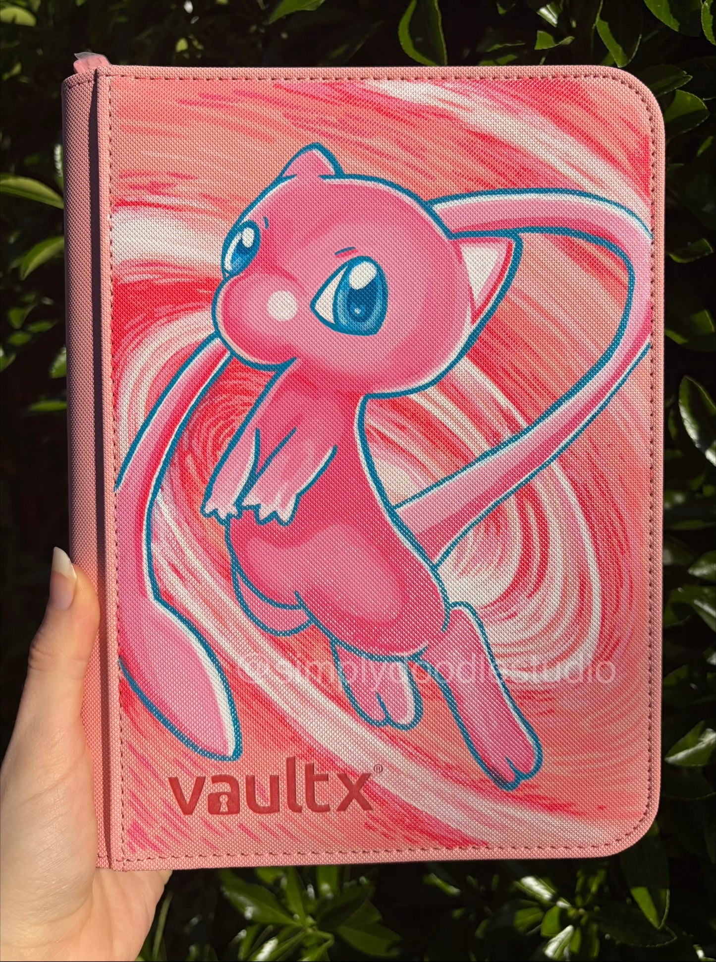 Pink Mew  - 4 Pocket Binder (Copy 2)