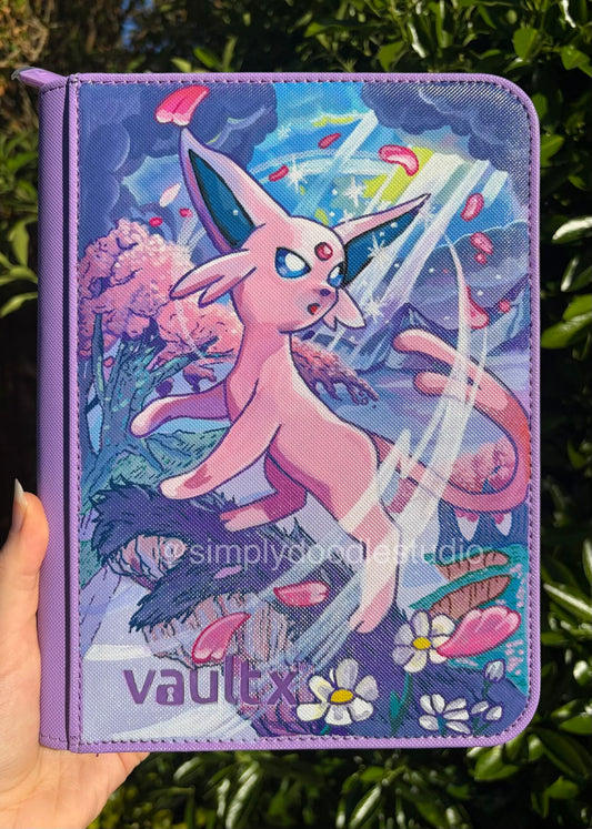 Purple Espeon - 4 Pocket Binder (Copy)